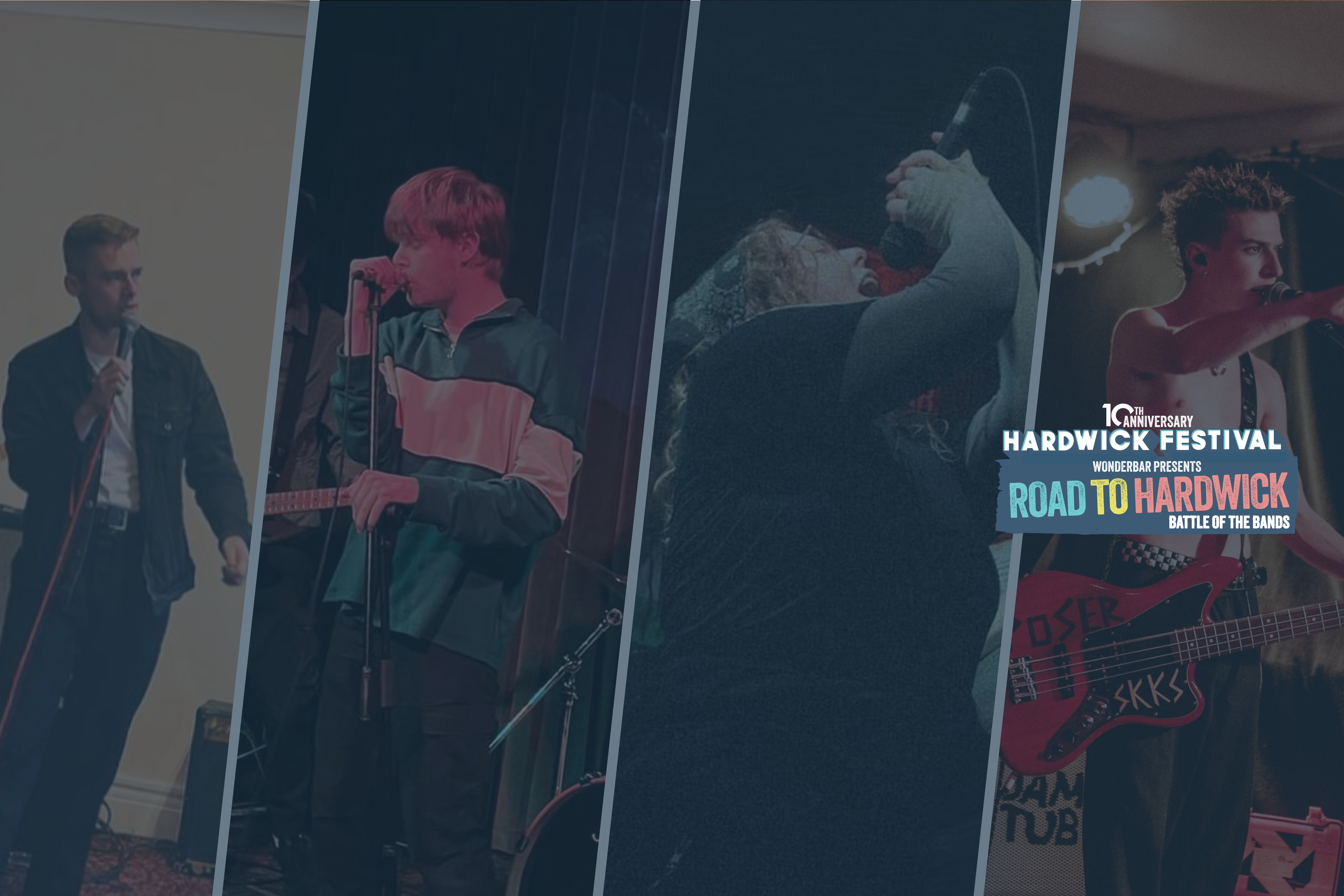 The Final lineup at The Road To Hardwick – Battle of The Bands The Heats!